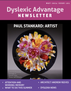 Dyslexic advantage newsletter cover