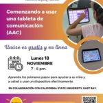 Comenzando a usar una tableta de comunicación (AAC)