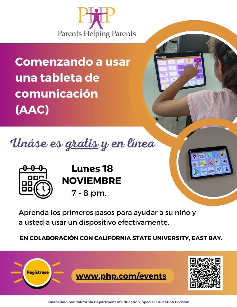 Comenzando a usar una tableta de comunicación (AAC)