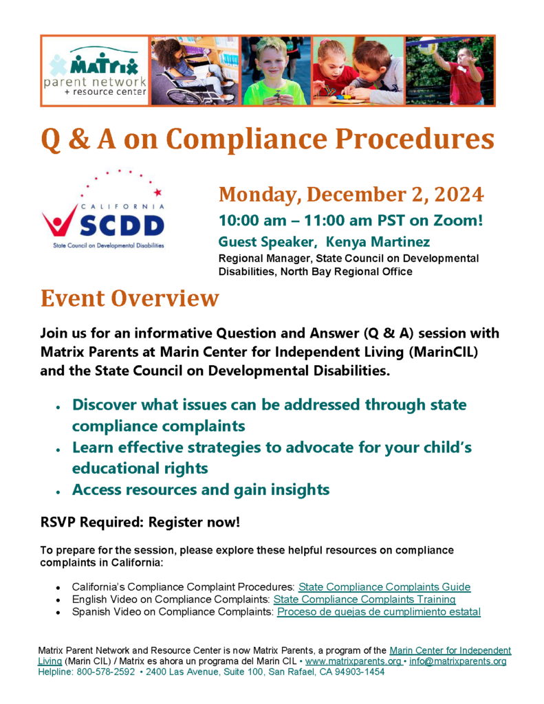 Q & A on Compliance Procedures flyer image