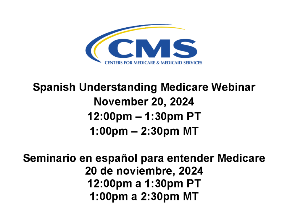 CMS Medicare webinar