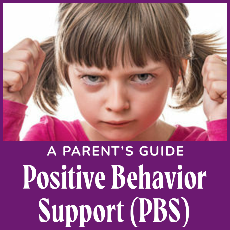 A Parent's Guide, Positive Behavior Support, angry young girl with pigtails making fists