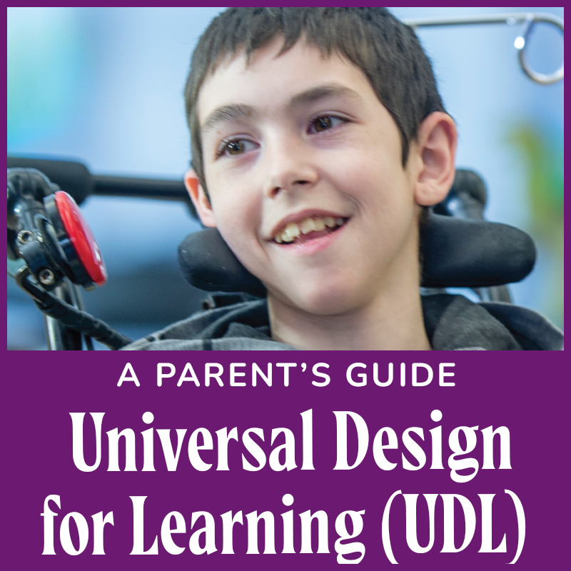 A Parent's Guide to Universal Design for Learning (UDL)Young boy in a wheelchair smiling 